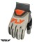 Manusi unisex cross-enduro pentru scuter - motocicleta Fly Racing model F-16 culoare: gri/portocaliu Gri/portocaliu XS (6 cm)