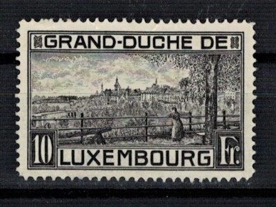 LUXEMBURG 1923 - Peisaje / emisiune completa (single) MNH foto