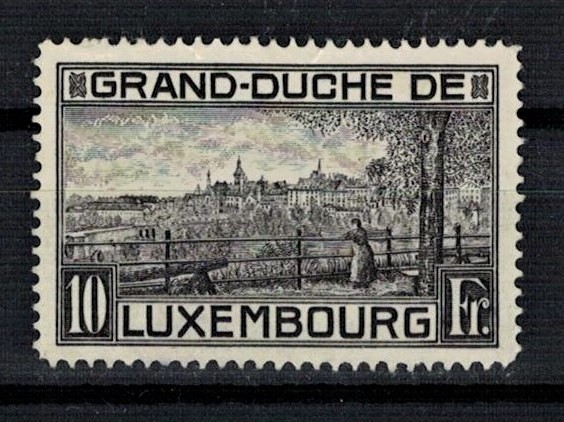 LUXEMBURG 1923 - Peisaje / emisiune completa (single) MNH