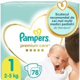 Scutece Pampers Premium Care New baby, Nou nascut, 78 buc