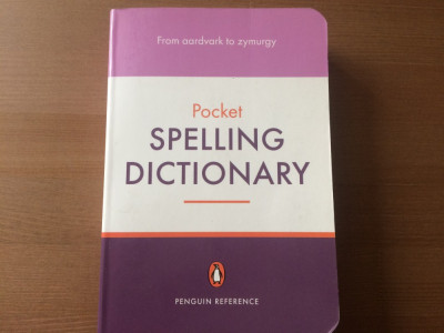 spelling dictionary pocket book penguin reference 2005 dictionar limba engleza foto