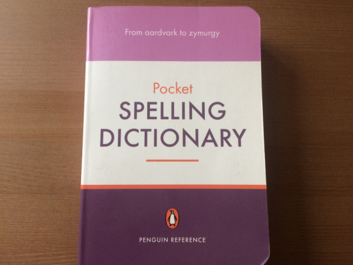 spelling dictionary pocket book penguin reference 2005 dictionar limba engleza