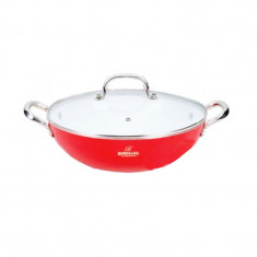 Tigaie Wok Bohmann, 5.2 l, Rosu foto