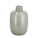 Vaza flori sticla gri 12 x 19 cm