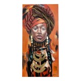 Cumpara ieftin Tablou canvas Afro 70x3x140 cm