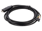 Cablu USB 2.0 USB-C 6 pini 2m 26AWG negru DELOCK 63947