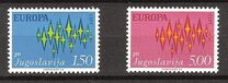 B1762 - Jugoslavia 1972 - Europa-cept 2v. neuzat,perfecta stare foto