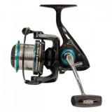 Mulineta Feeder Rive Long Cast FD 6000, 9 Rulmenti, Frana Fata, Tambur Aluminiu + Rezerva, Recuperare 79cm/Tur