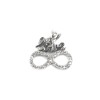 Pandantiv infinit love, argint 925, 1.5 x 1.5 cm