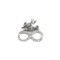 Pandantiv infinit love, argint 925, 1.5 x 1.5 cm