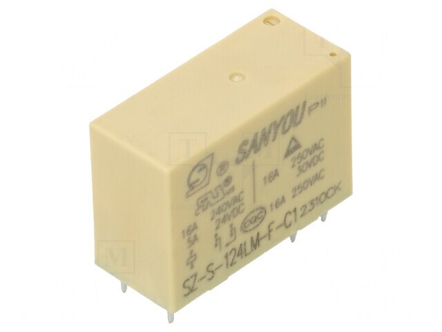 Releu Electromagnetic SPST-NO 24VDC 16A