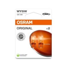 Set 2 Becuri 12V WY5W Amber Original Blister Osram