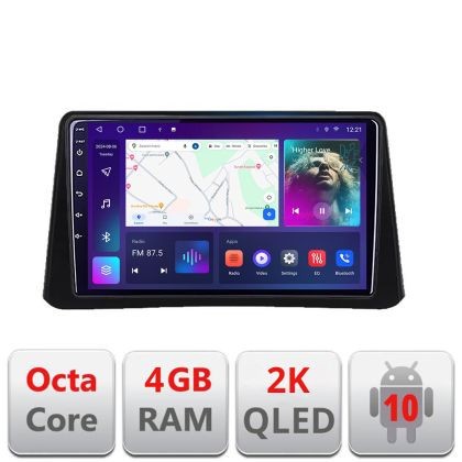 Navigatie Opel Mokka 2012-2016 C-MOKKA1 Android Octa Core Ecran 2K QLED GPS 4G 4+32GB 360 KIT-mokka1+EDT-E409-2K v1 CarStore Technology