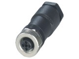Conector M12 cu 4 pini, IP67, terminal cu şurub - PHOENIX CONTACT