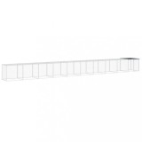 Cumpara ieftin Cotet pui cu acoperis, antracit, 1003x98x90 cm, otel galvanizat