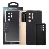 Husa Huawei telefon P 40 Pro, negru, tip back cover, material flexibil silicon + interior cu microfibra, &quot;SPPC-HU-P-40P-SLK&quot;, Spacer