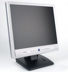 Monitor 17 inch LCD, Benq Q7C3, White &amp;amp; Black foto