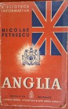 Anglia - Nicolae Petrescu (editia a doua, revazuta, 1939)