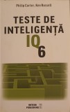 Teste de Inteligenta IQ-6 Philip Carter, Ken Russell, Meteor Publishing, 2014, Psihologie, Romana, Paperback