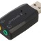 Card Audio USB 2.0 PnP Negru pentru PC