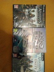 Vand 3 jocuri Ubisoft(Assassin's Creed Unity+Syndicate+Anno 2070)