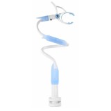 Cumpara ieftin Suport universal pentru camera video FlexxiCam, 85 cm, otel/PVC, alb/albastru