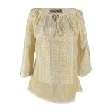 Bluza tip ie dama R24, crem , marimea 2XL