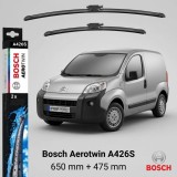 Cumpara ieftin Ștergătoare Citroen Nemo Box Body/MPV AA 02.2008&ndash;12.2018 | Bosch Aerotwin A426S 650/475 mm