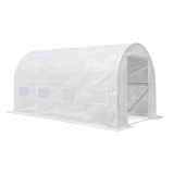 Cort din folie 200x250x400 cm cadru + folie alb