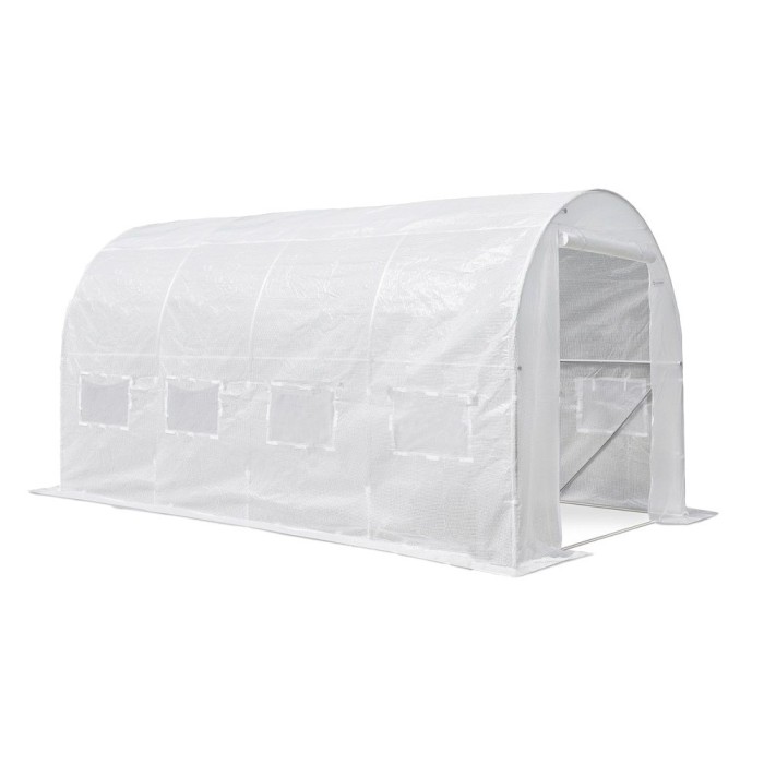 Cort din folie 200x250x400 cm cu cadru ranforsat + folie albă