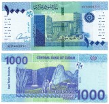 SUDAN █ bancnota █ 1000 Pounds █ 2022 █ UNC █ necirculata