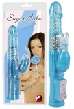 Vibrator Rabbit Sugar Babe, Albastru, 22 cm