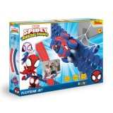 Set de joaca cu piste si vehicul, Spidey, Smoby