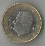 Spania, 1 euro de circulatie, 2016, circ.
