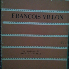 Francois Villon - Balade (editia 1975)