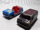 CORGI TOYS GHIA FIAT 600 ANGLIA - CORGI JUNIORS US VAN ANGLIA - aNII 1960 - 70, 1:43