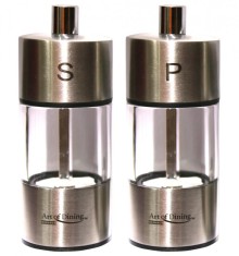 SET 2 RASNITE SARE &amp; PIPER, INOX, 9 CM, ART
