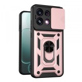 Husa pentru Oppo Reno16 F / Reno16 FS, Techsuit, CamShield, Roz Aurie