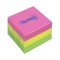 Notes adeziv 76 x 76 mm 100 file/buc neon Tartan, 6 buc/pachet