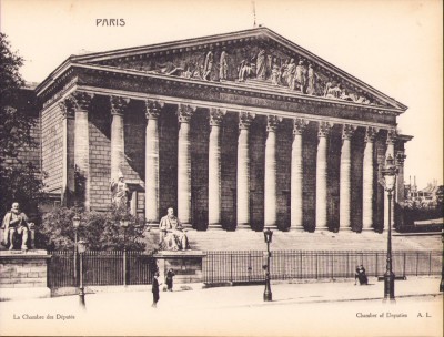 Litografie Le Chambre des Deputes foto