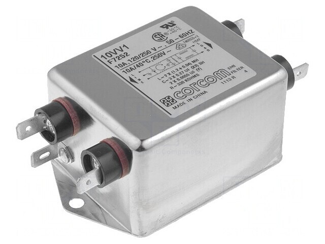 Filtru Anti-Interferențe Monofazat 250VAC 10A