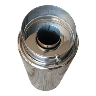 Toba sport inox cu o iesire si sunet reglabil foto