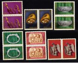 A11 TX10 5 - 1978 - Arheologie daco-romana - Moldova - perechi de doua timbre, Nestampilat