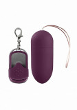 Oul vibrator cu telecomandă cu 10 viteze - mare - violet