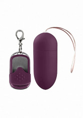 Oul vibrator cu telecomandă cu 10 viteze - mare - violet foto