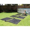 Covoras Solar Intex 28685, 1.2x1.2m, Negru, Incalzire Piscina, PVC, Adaptor Inclus