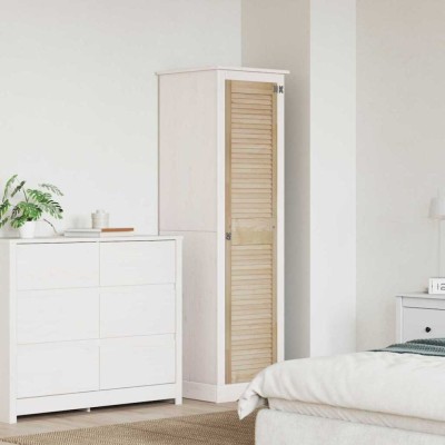 vidaXL Ușă de Dulap natural 140.5 x 2.1 x 49.5 cm Lemn masiv de pin 42019266 foto