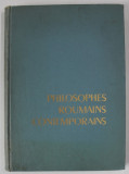 PHILOSOPHES ROUMAINS CONTEMPORAINS , 1958