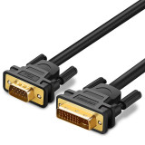 Cablu Cablu Ugreen DVI-I (Dual Link - 24+5) - VGA 2m Negru (DV102) 11677-UGREEN