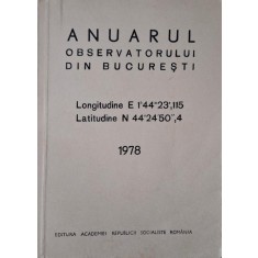 Anuarul Observatorului din Bucuresti 1978